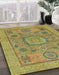 Machine Washable Abstract Brown Rug in a Family Room, wshabs1313