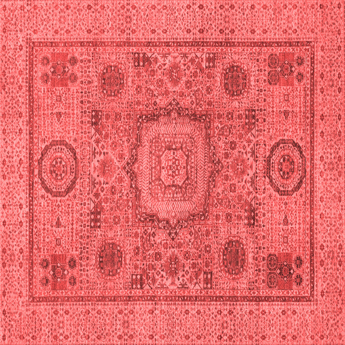 Abstract Red Modern Rug, abs1313red