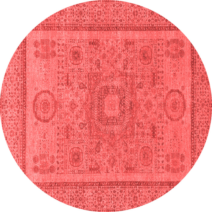 Machine Washable Abstract Red Modern Rug, wshabs1314red
