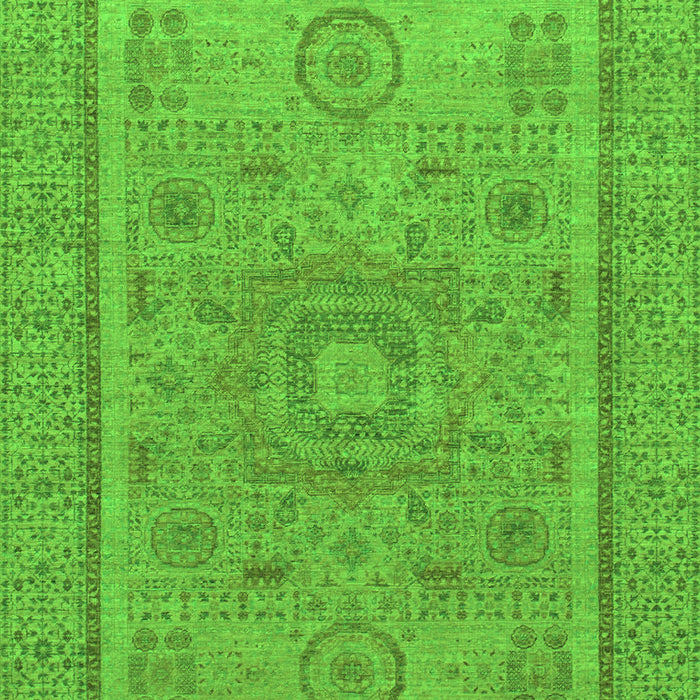 Abstract Green Modern Rug, abs1314grn
