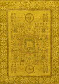 Abstract Yellow Modern Rug, abs1314yw