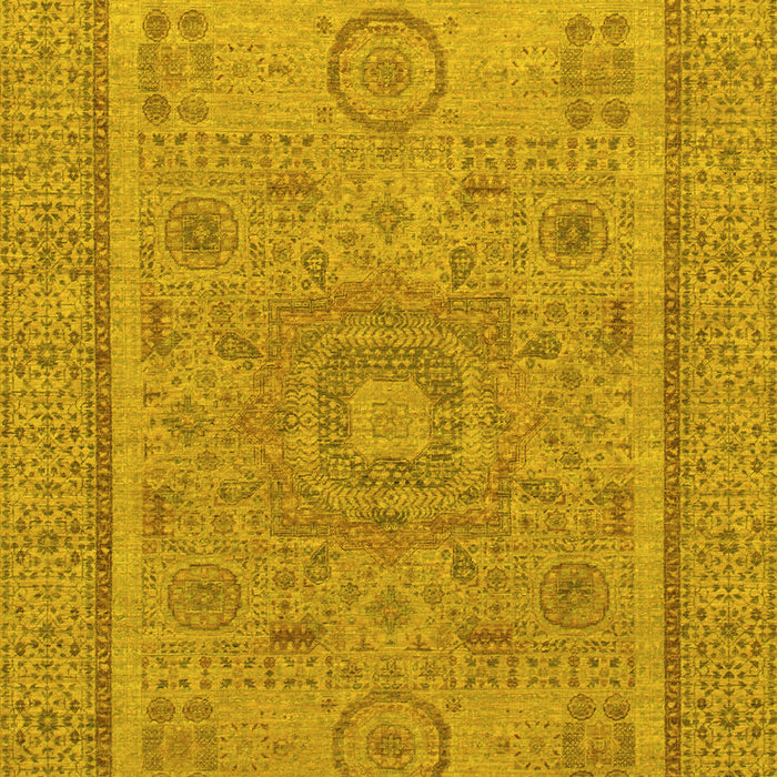 Abstract Yellow Modern Rug, abs1314yw