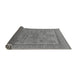 Sideview of Abstract Gray Modern Rug, abs1314gry