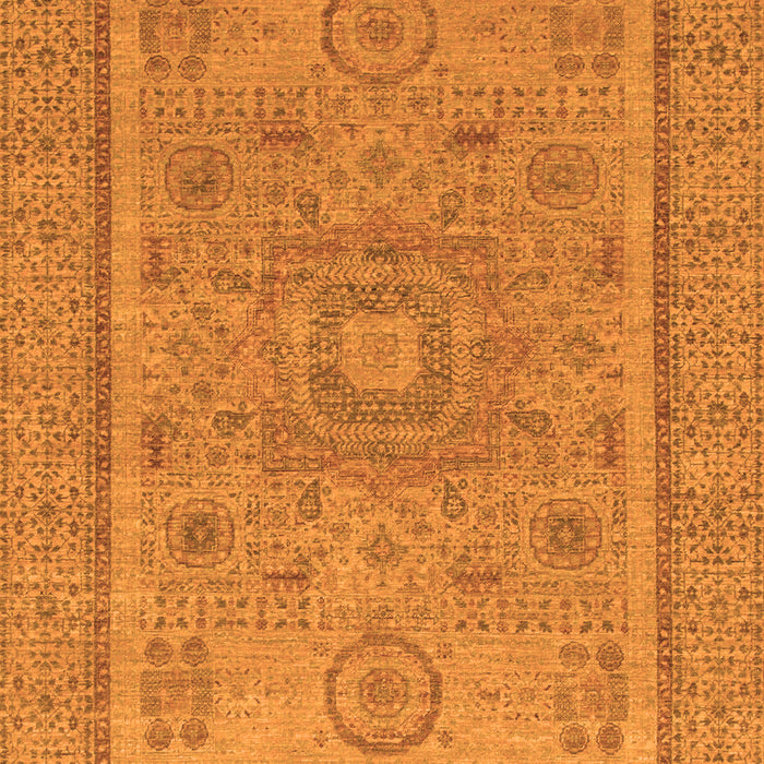Abstract Orange Modern Rug, abs1314org