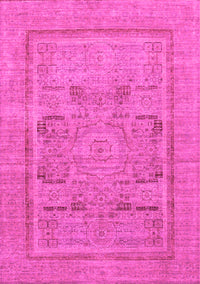 Abstract Pink Modern Rug, abs1315pnk