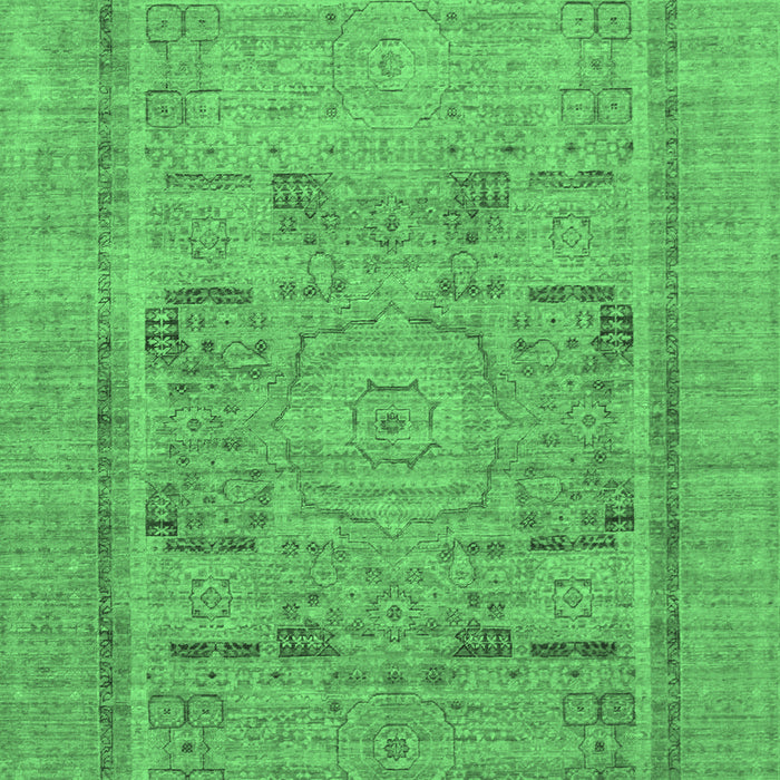 Abstract Emerald Green Modern Rug, abs1315emgrn