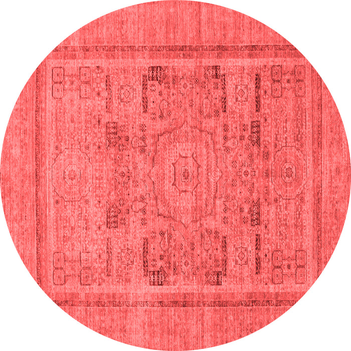 Machine Washable Abstract Red Modern Rug, wshabs1315red