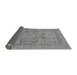 Sideview of Abstract Gray Modern Rug, abs1315gry