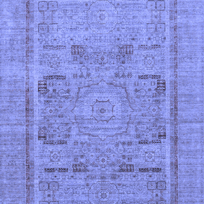 Abstract Blue Modern Rug, abs1315blu