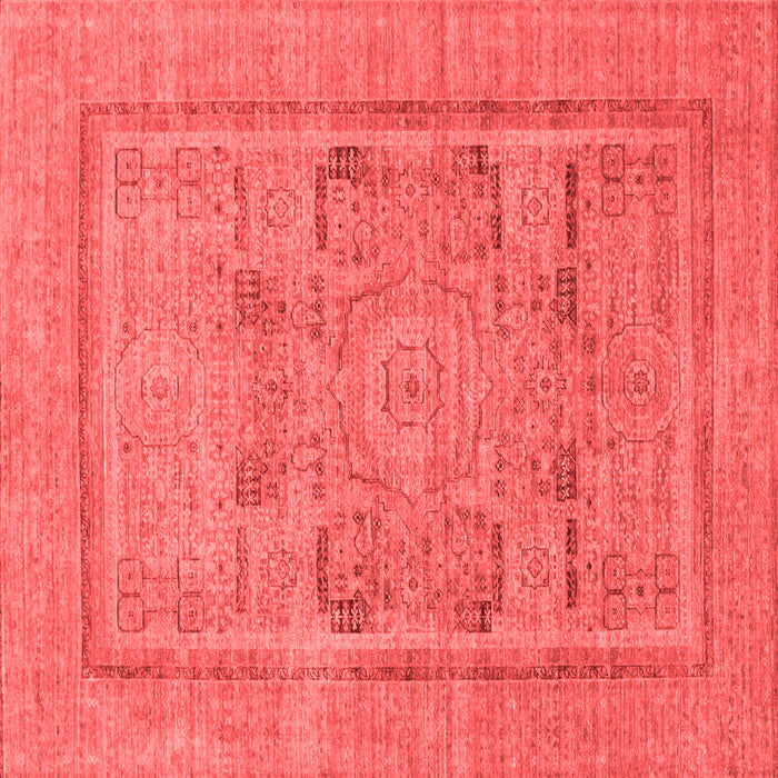 Machine Washable Abstract Red Modern Rug, wshabs1315red