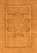 Abstract Orange Modern Rug, abs1315org