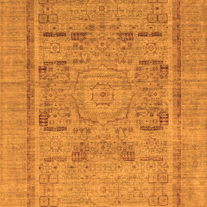 Abstract Orange Modern Rug, abs1315org