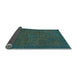 Sideview of Abstract Light Blue Modern Rug, abs1316lblu