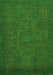 Machine Washable Abstract Green Modern Area Rugs, wshabs1316grn