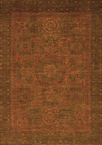 Abstract Orange Modern Rug, abs1316org