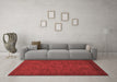 Modern Red Washable Rugs