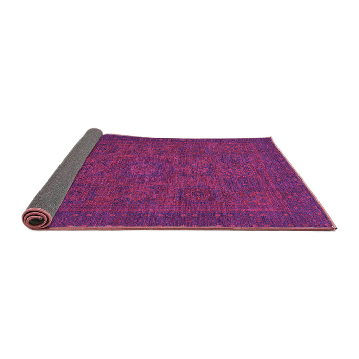 Sideview of Abstract Pink Modern Rug, abs1316pnk