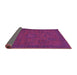 Sideview of Abstract Pink Modern Rug, abs1316pnk