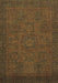 Abstract Brown Modern Rug, abs1316brn