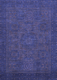 Abstract Blue Modern Rug, abs1316blu