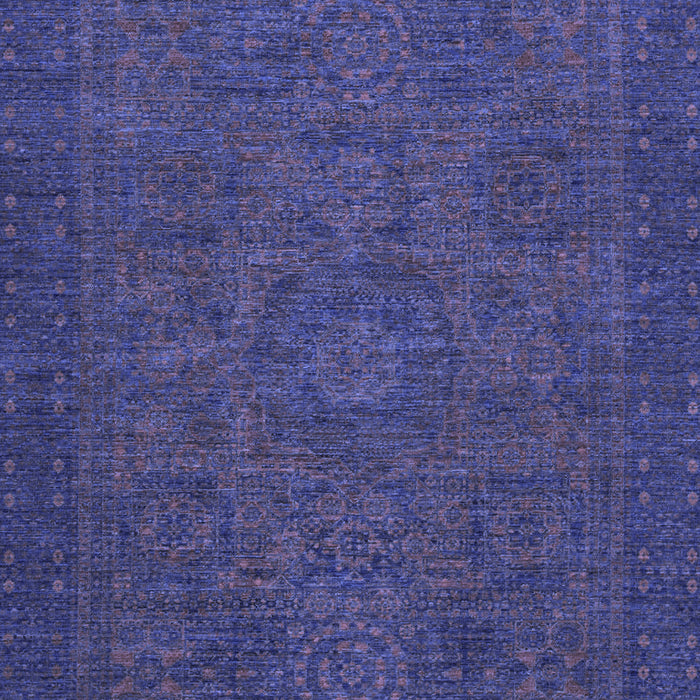 Abstract Blue Modern Rug, abs1316blu