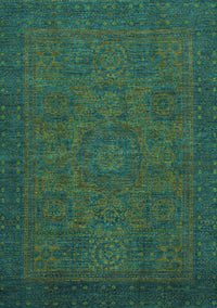 Abstract Turquoise Modern Rug, abs1316turq