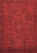 Abstract Red Modern Area Rugs