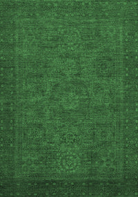 Abstract Emerald Green Modern Rug, abs1316emgrn