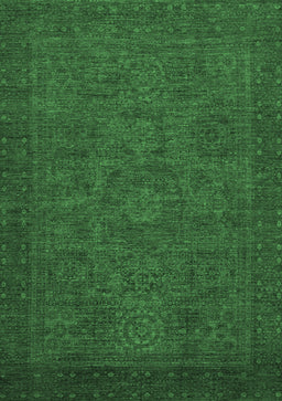 Abstract Emerald Green Modern Rug, abs1316emgrn