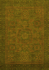 Abstract Yellow Modern Rug, abs1316yw