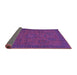 Sideview of Abstract Purple Modern Rug, abs1316pur