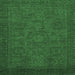 Square Abstract Emerald Green Modern Rug, abs1316emgrn