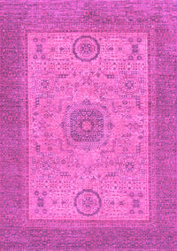 Abstract Pink Modern Rug, abs1317pnk