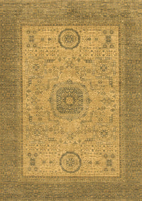 Abstract Brown Modern Rug, abs1317brn