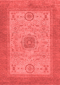 Abstract Red Modern Rug, abs1317red