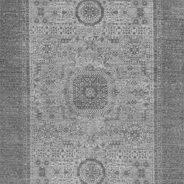 Machine Washable Abstract Gray Modern Rug, wshabs1317gry