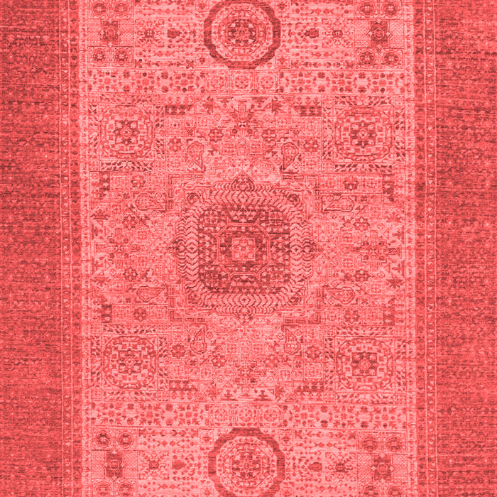 Machine Washable Abstract Red Modern Rug, wshabs1317red
