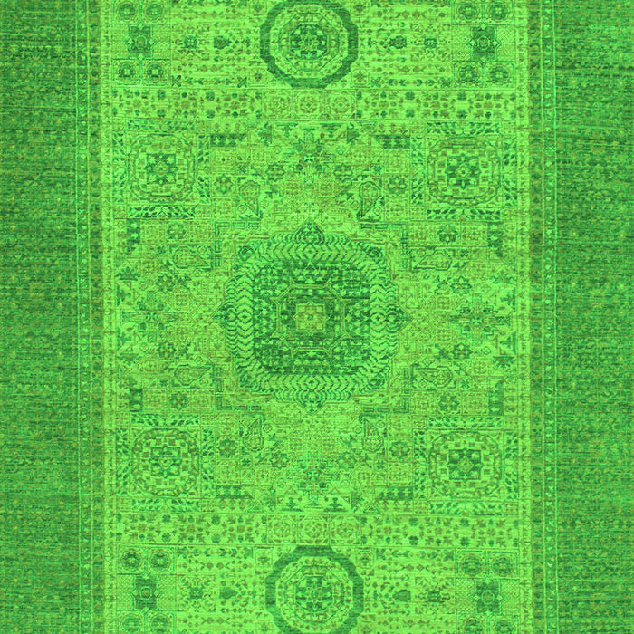 Machine Washable Abstract Green Modern Area Rugs, wshabs1317grn