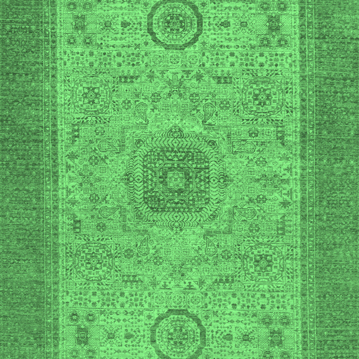 Machine Washable Abstract Emerald Green Modern Area Rugs, wshabs1317emgrn