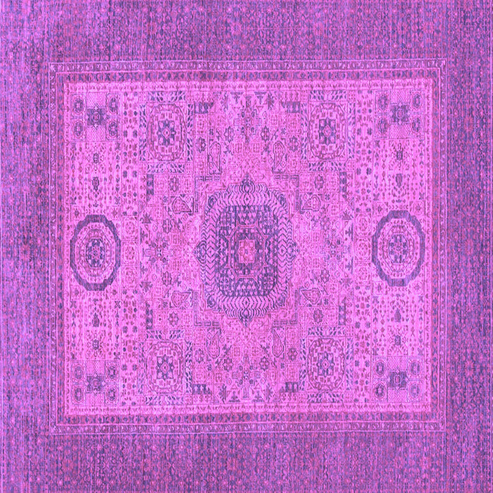Square Abstract Purple Modern Rug, abs1317pur