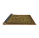 Sideview of Abstract Brown Modern Rug, abs1318brn