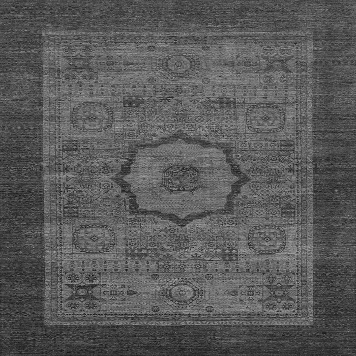 Square Machine Washable Abstract Gray Modern Rug, wshabs1318gry
