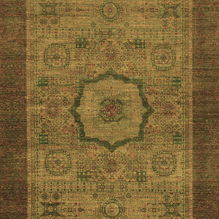 Abstract Brown Modern Rug, abs1318brn