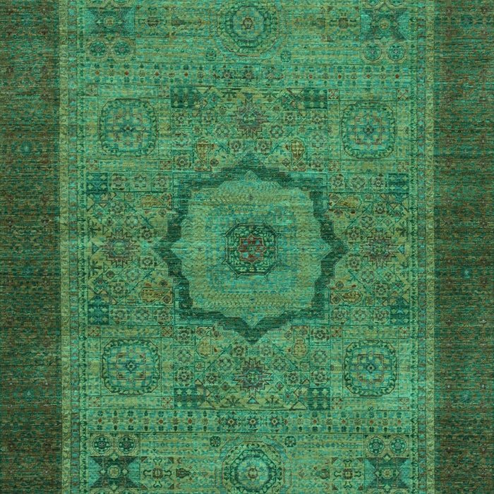 Machine Washable Abstract Turquoise Modern Area Rugs, wshabs1318turq