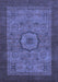 Machine Washable Abstract Blue Modern Rug, wshabs1318blu