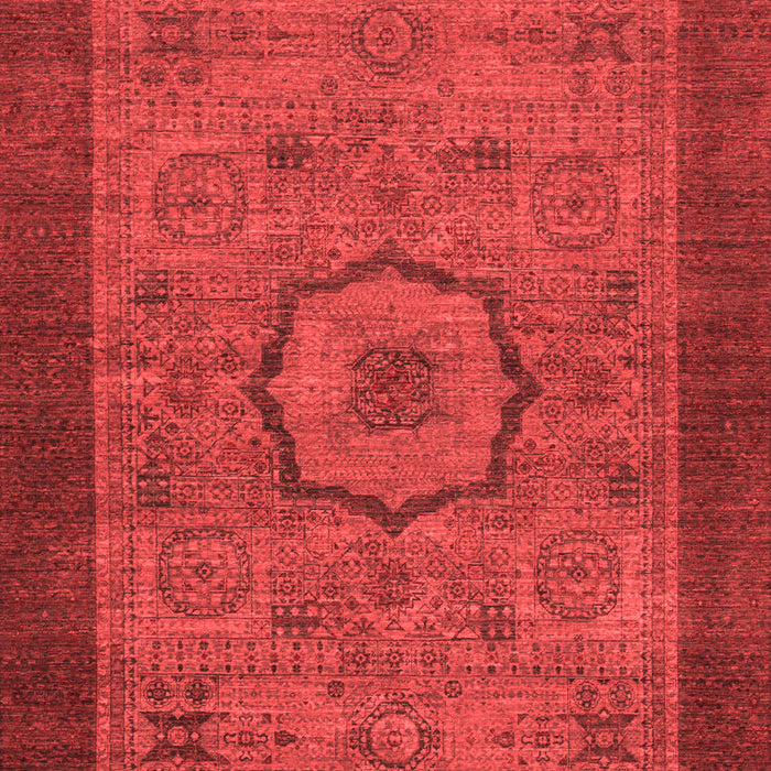 Machine Washable Abstract Red Modern Rug, wshabs1318red
