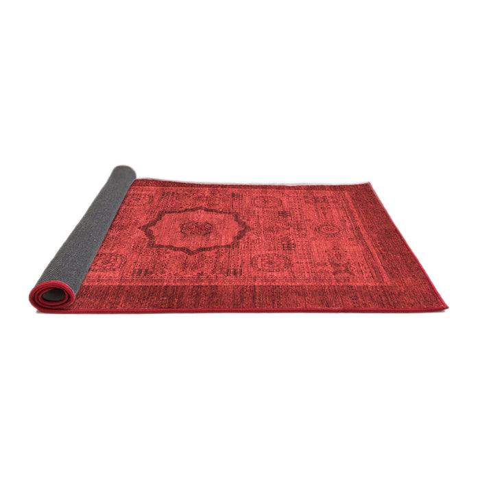 Abstract Red Modern Area Rugs