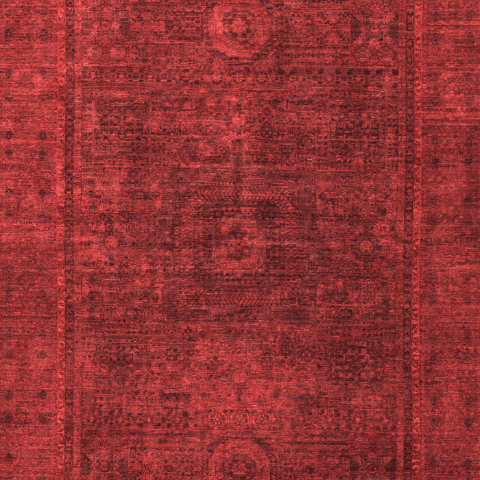 Machine Washable Abstract Red Modern Rug, wshabs1319red