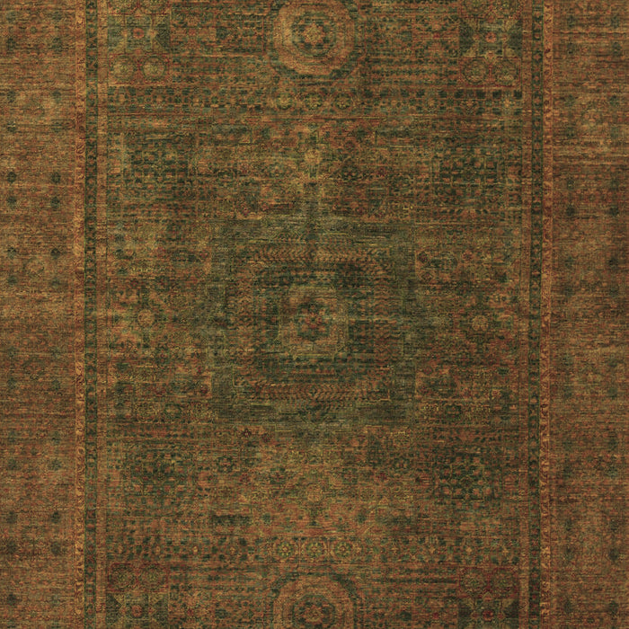 Machine Washable Abstract Brown Modern Rug, wshabs1319brn