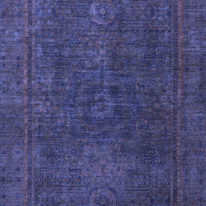 Machine Washable Abstract Blue Modern Rug, wshabs1319blu